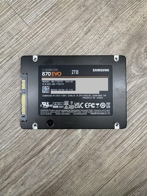 Samsung 870 EVO 2TB SSD, 2,5 Zoll, Intern, SATA III