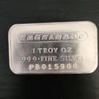 Engelhard 1 Troy Oz .999 Fine Silver Bar Total Precious Metal Content 1 Troy Oz