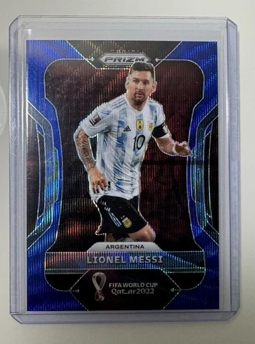World Cup Lionel Messi 2022 Panini Prizm World Cup Lionel Messi Blue