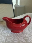 Fiesta Ware Scarlet Gravy Boat Red Homer Laughlin HLC Fiestaware