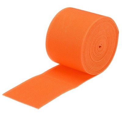 Gummibänder zum Nähen Doppelseitig 5cm (2'') 5 Yard/15ft Orange Elastikband