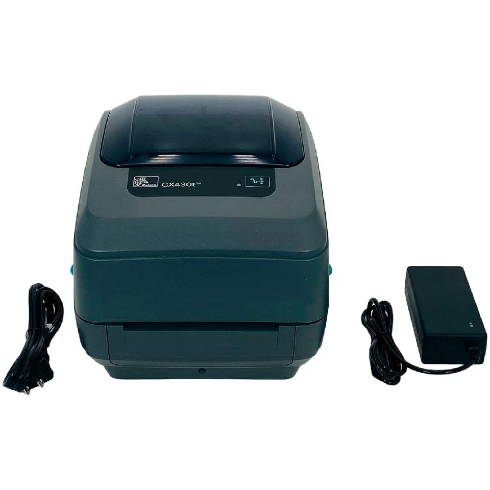 Zebra GX430T Thermal Transfer Label Barcode Printer 300dpi USB GX43-102410-000 - Image 2 of 4