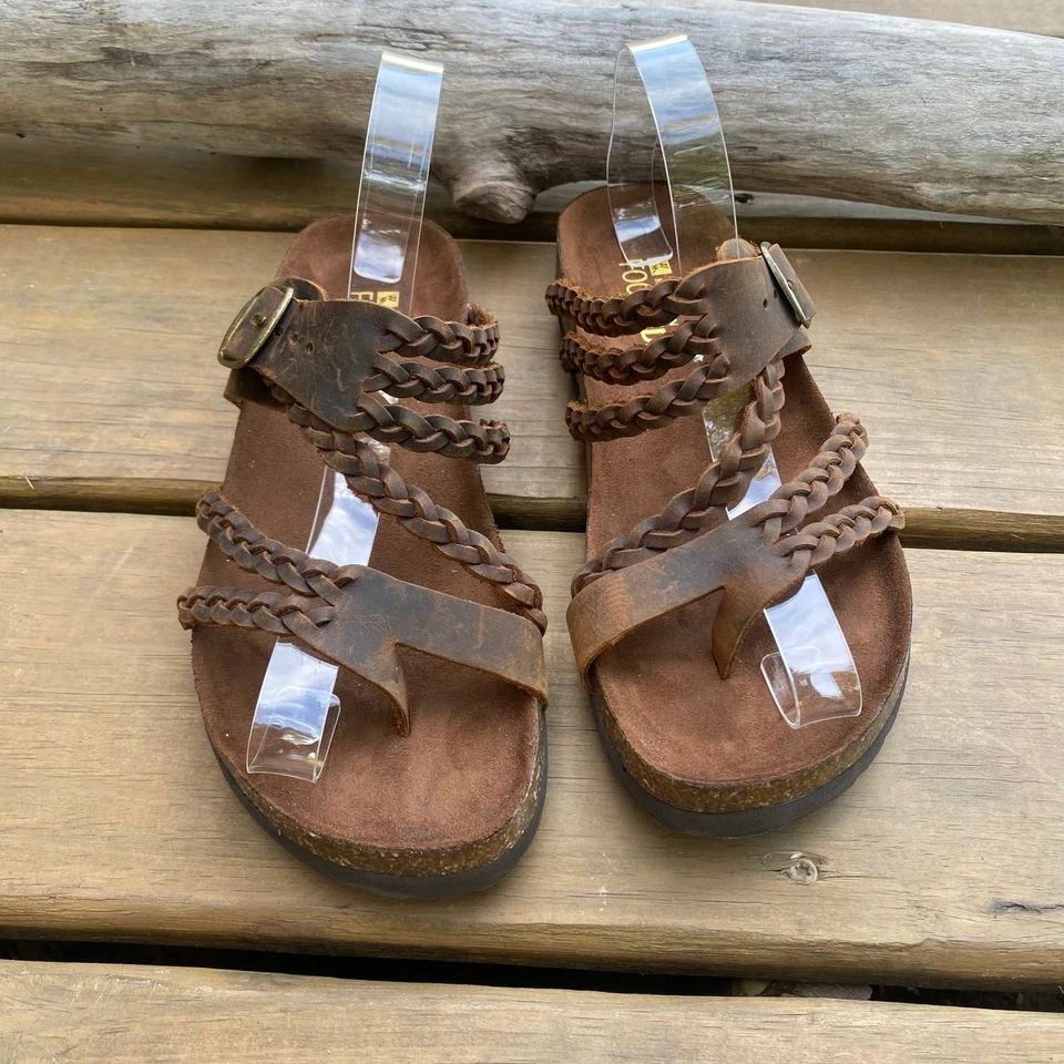 White Mountain brown braided sandals 8.5 - Image 4 of 4