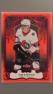 2025-26 Upper Deck Fleer Ultra Ultra Team Red Tim Stutzle #9 of 20 /99