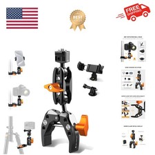 Camera Clamp Mount, Super Clamp Mount Magic Arm with Two 360  Ball Heads, ARR...