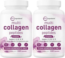 2 Pack Multi Collagen Pills for Women&Men, 48...