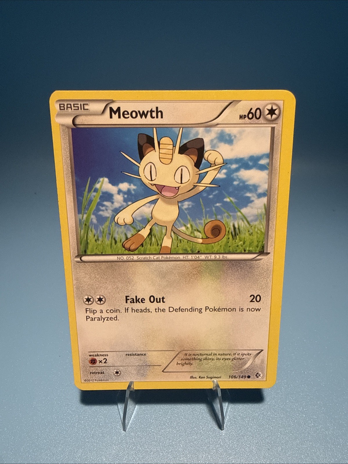 Meowth - 106/149 - Common Lightly Played Boundaries Crossed