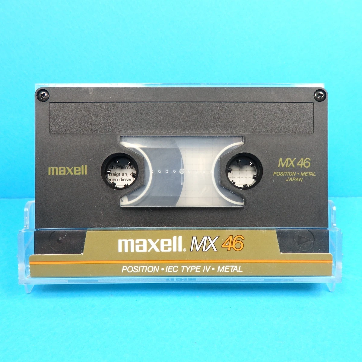 MX 0 Cassette IV Metal Type Maxell Audio Blank MAXELL - Metaxial 