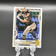 2021 Bowman Draft 1st Bowman Jackson Merrill A02532 **READ DESCRIPTION**