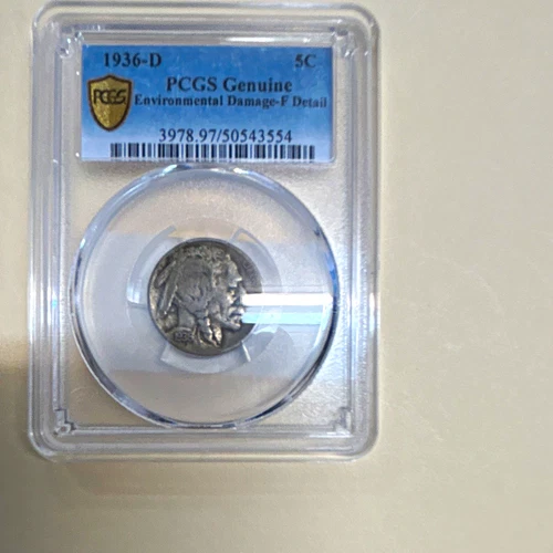 1936-D Buffalo Nickel — photo from the most recent tracked eBay sale