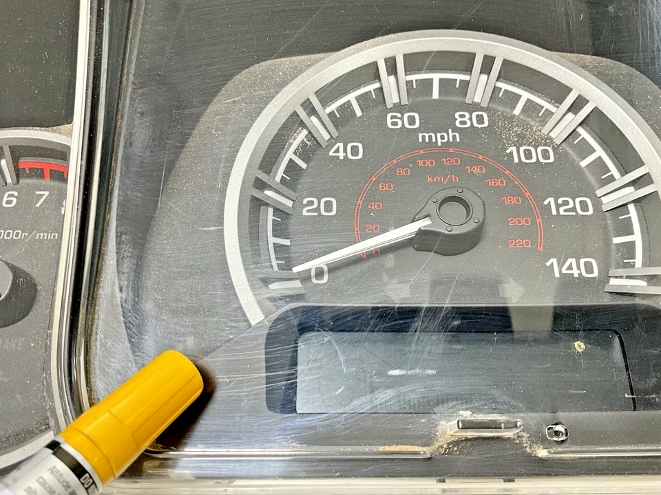 Honda Ridgeline 2009 velocímetro calibre grupo VP5HGF10A855AF FABRICANTE DE EQUIPOS ORIGINALES*arañado* Foto 4 de 4