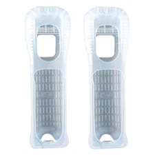 Lot Of 2 Silicone Skin Case Cover For Nintendo Wii Remote Controller Without 6Z