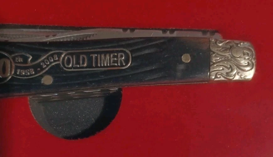 Novo Schrade Old Timer 50º Aniversário Faca de Bolso 940TBLT Cabo Ósseo Selado - Imagem 4 de 4
