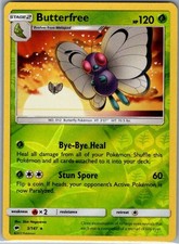 Butterfree 3/147 Reverse Holo SM - Burning Shadows - Pokemon Card - NM