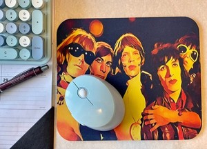 Rolling Stones Pop Art Mousepad Classic Rock Band Desk Mouse Pad