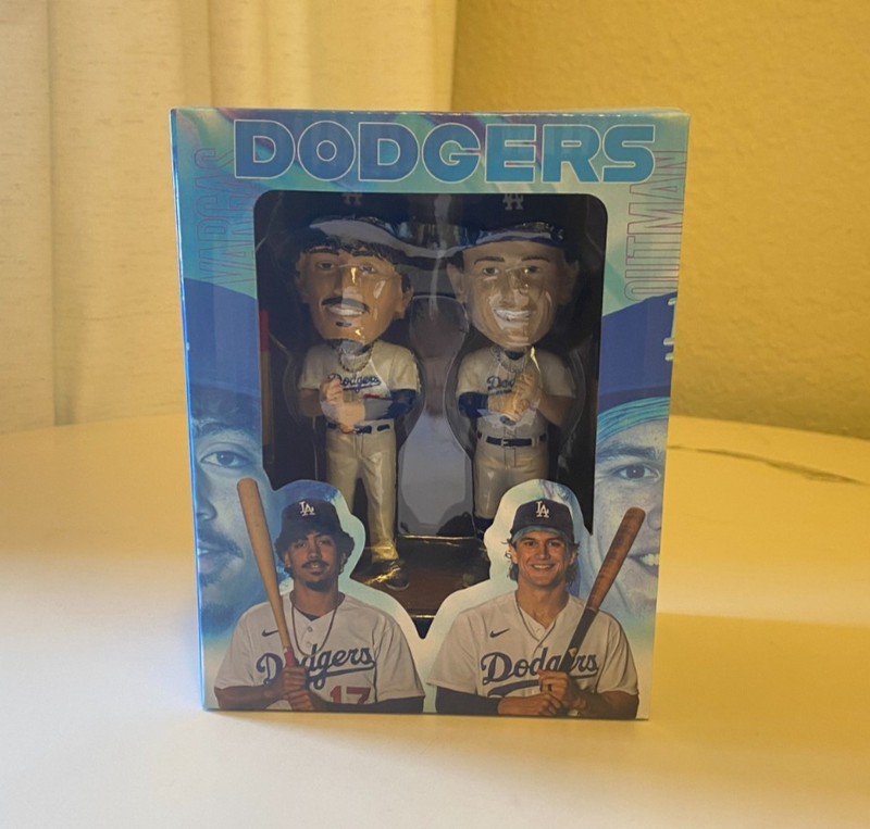 James Outman & Miguel Vargas Los Angeles Dodgers Bobblehead SGA 8/31/23 BNIB