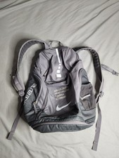 Nike Hoop Elite Max Air Team Backpack Gray White Padded Lightweight BA4880 EUC