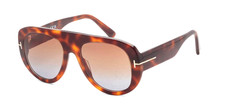 TOM FORD TF1078 Cecil Sunglasses 53E Havana /Brown gradient lenses 55 new