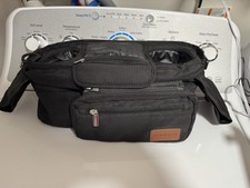 Momcozy Universal Stroller Organizer with phone holder and Insulated Cup Holders