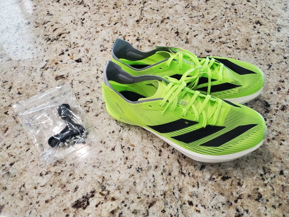 Adidas Adizero Ambition Lucid Lemon Black Spikes IH5798 Men\'s 7 Women\'s 8 NWT Adidas Adizero Ambition Lucid Lemon Core | Mercari main image 2