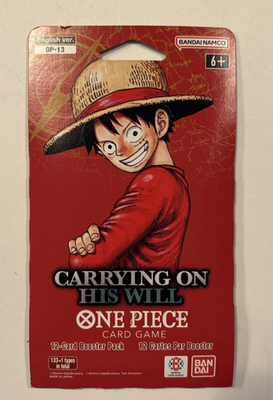 ONE PIECE Card Game Carrying on His Will OP-13 BANDAI Booster Box