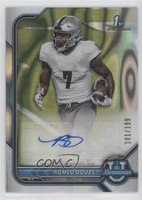 2021 Bowman U Chrome Prospect Lava Refractor /199 Romeo Doubs #BCPA-RD Auto 5i1
