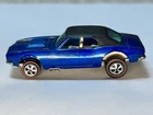 Hot Wheels Redlines Custom Camaro Chevrolet 1967 Blue Opening Hood Diecast