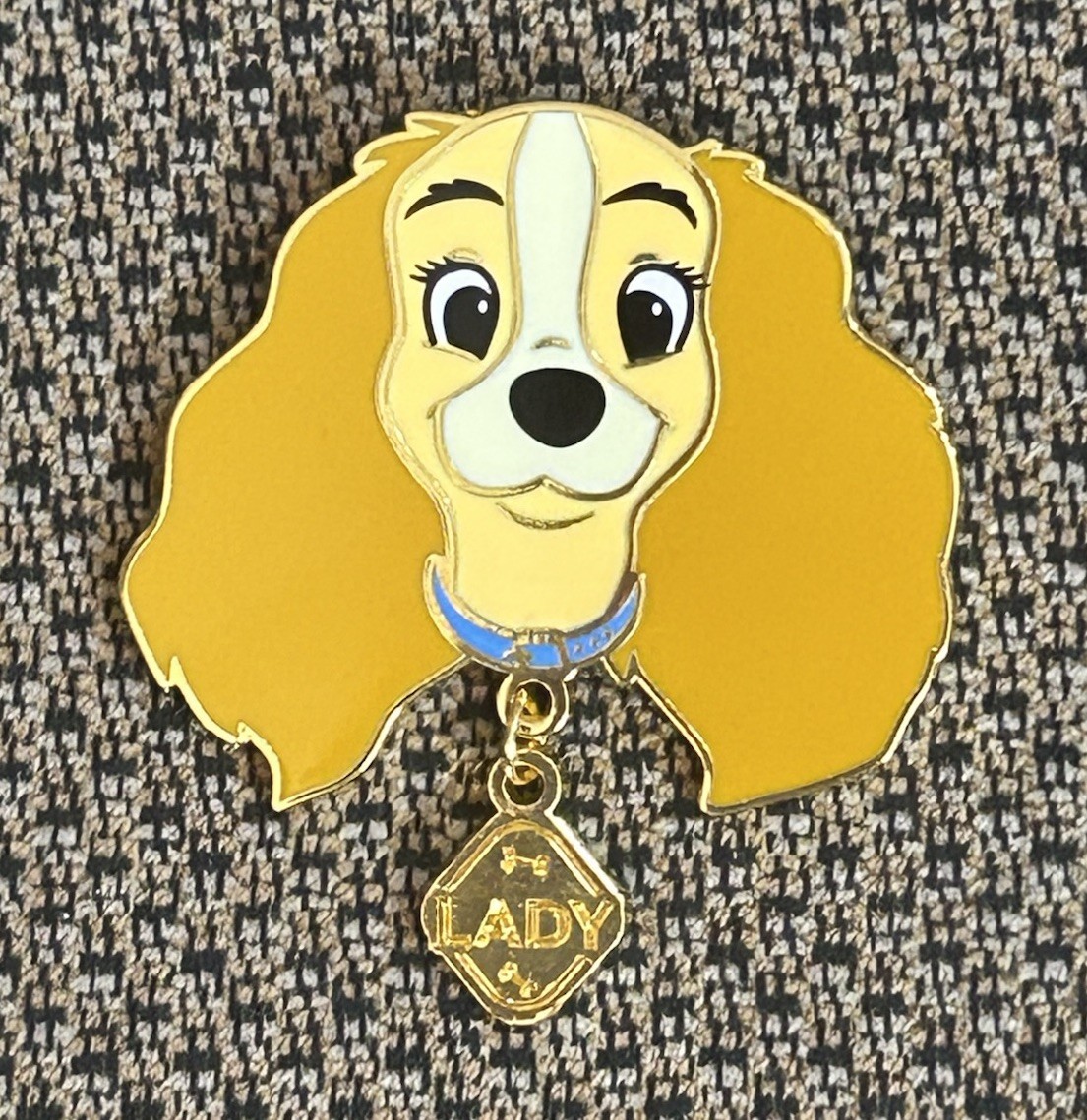 Disney BoxLunch Cats & Dogs Dangle Collar Blind Box Pin Lady and the Tramp