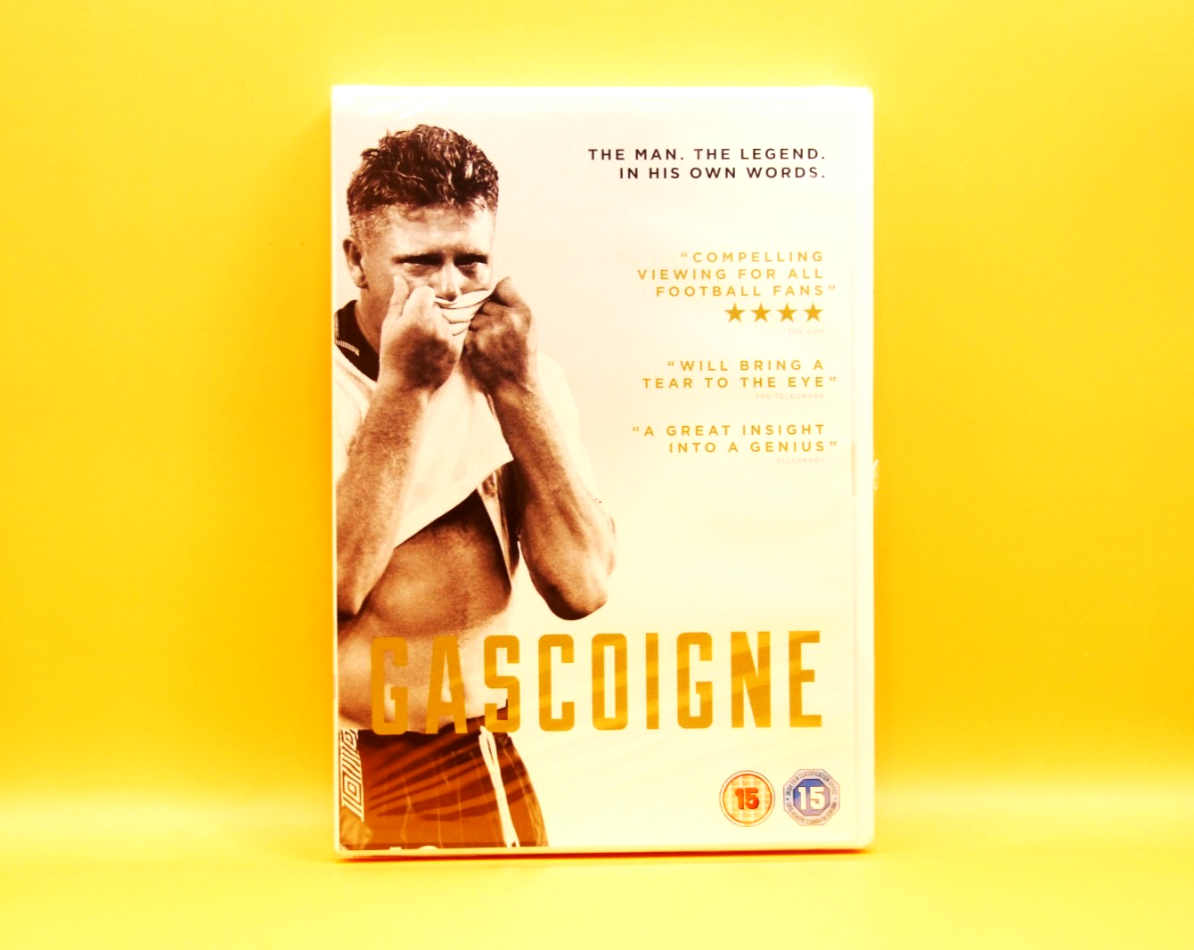 * * * GASCOIGNE DVD - BRAND NEW - FREE DELIVERY * * *