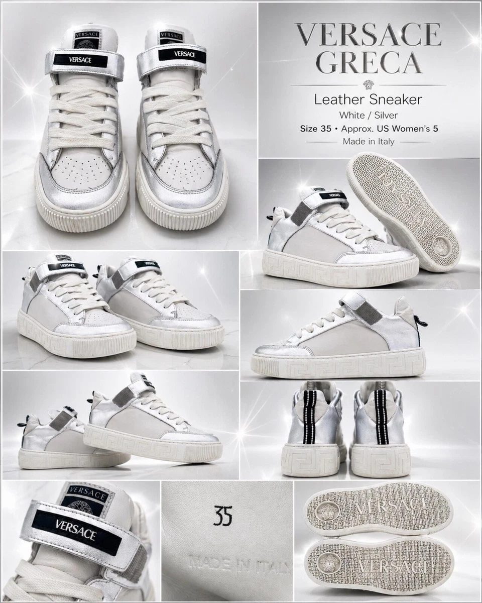 Versace Silver Shoes for Women for sale | eBay