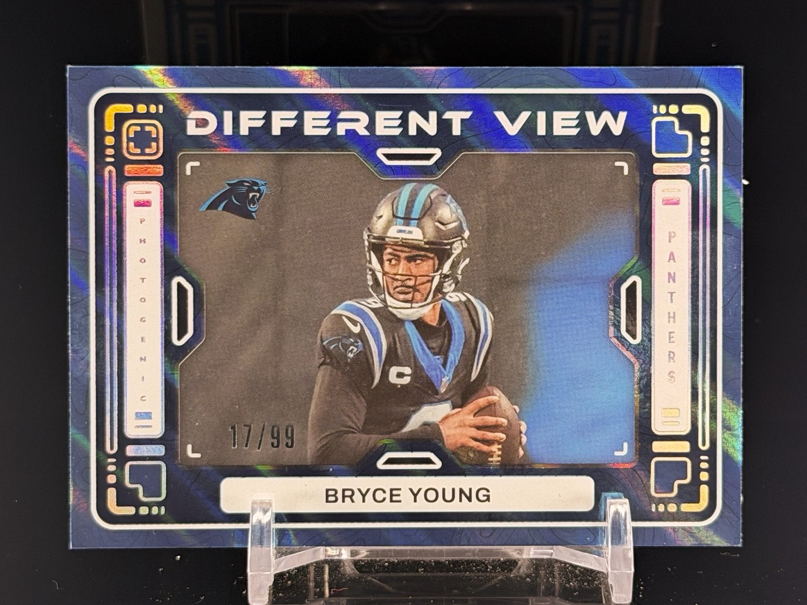Bryce Young 2024 Panini Photogenic A Different View Blue /99 #10