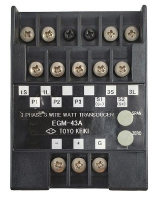 Toyo Keiki EGM-43A 3 Phase 3 Draht Umwandler Watt 1000WAC 110V 5A 50/60Hz