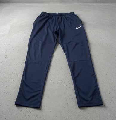 Nike Dri-FIT Herren Trainingshose lang Blau Gr. M Elastikbund Polyester