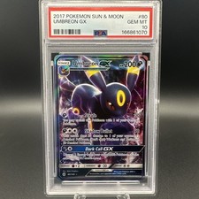2017 Pokemon Umbreon GX 80 Sun & Moon Holo PSA 10 on eBay