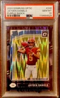 2024 Panini Donruss Optic Rated Rookie Jayden Daniels #248 Purple Shock PSA 10