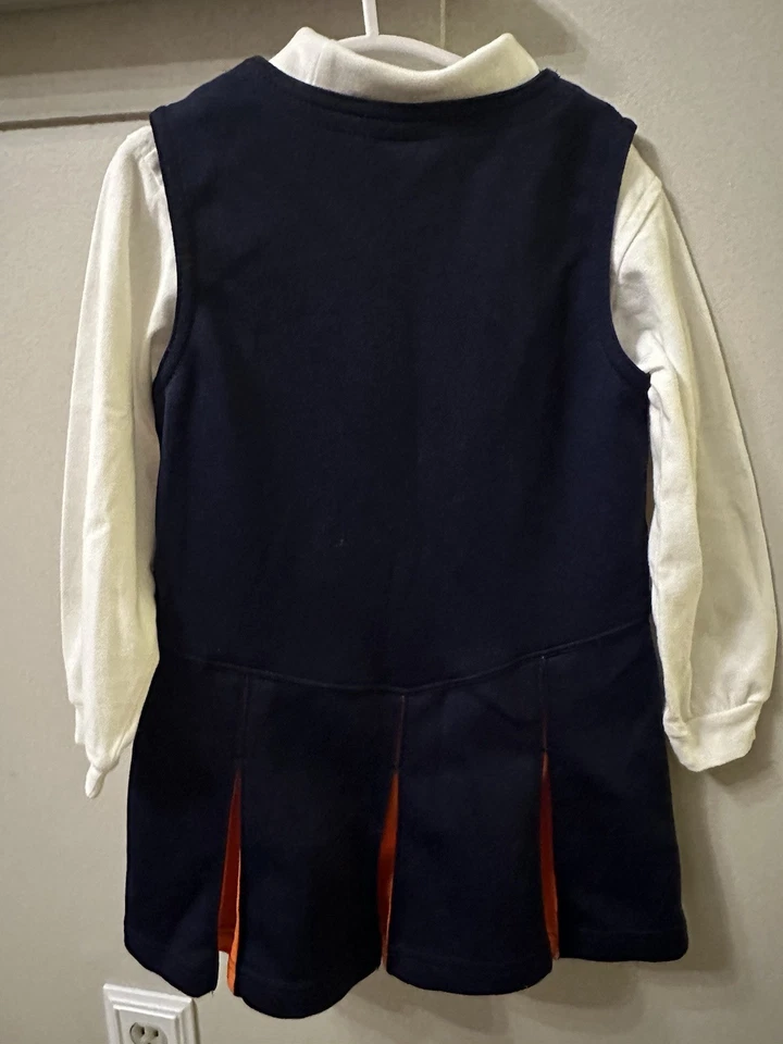 Camiseta Adidas Illinois Fighting Illini Cheerleader Outfit e top infantil 4T - Imagem 3 de 4