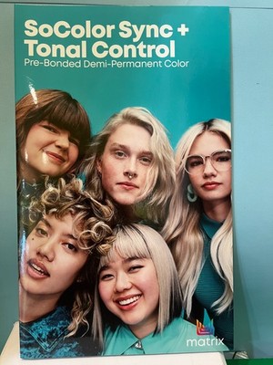 Matrix Color Sync + Tonal Control Demi Permanent  Hair Color Swatch Book New