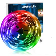 16FT 5M Bright RGB 5M 300Leds Flexible SMD 5050 Led Strip Light Lamp 12V Bedroom