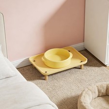 Cat Feeder Stand Elevated Shelf Washable Pet Food Table Raised Pet Feeder Stand