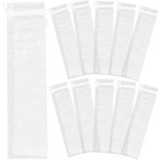 20pcs Organza Storage Bags Fan Storage Pouches Craft Wrapping Bags Gift