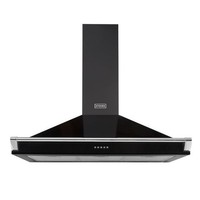 Stoves 444410243 RICHMOND S900 90cm Chimney Cooker Hood With Rail Black NEW
