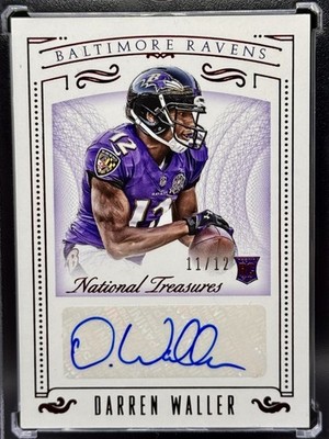 2015 Panini National Treasures Darren Waller Rookie Auto /12 Number Match