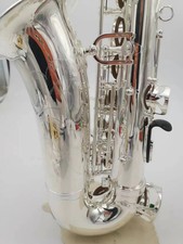 Professional Japan YAS-62S E-flat Alto Saxophone Silver W/ Case  Accessories