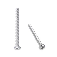 M4x45mm Machine Screws Pan Phillips Cross Head Screw Fasteners Bolts 20Pcs