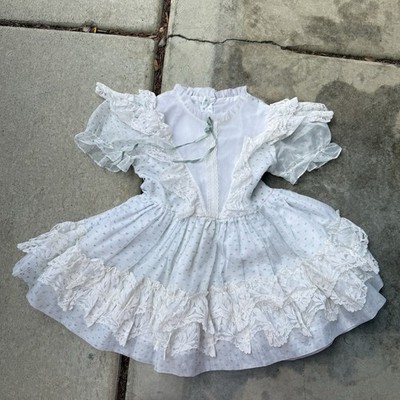 Vintage Sears Disney Winnie The Pooh Ruffle Frilly Circle Dress Lace | eBay