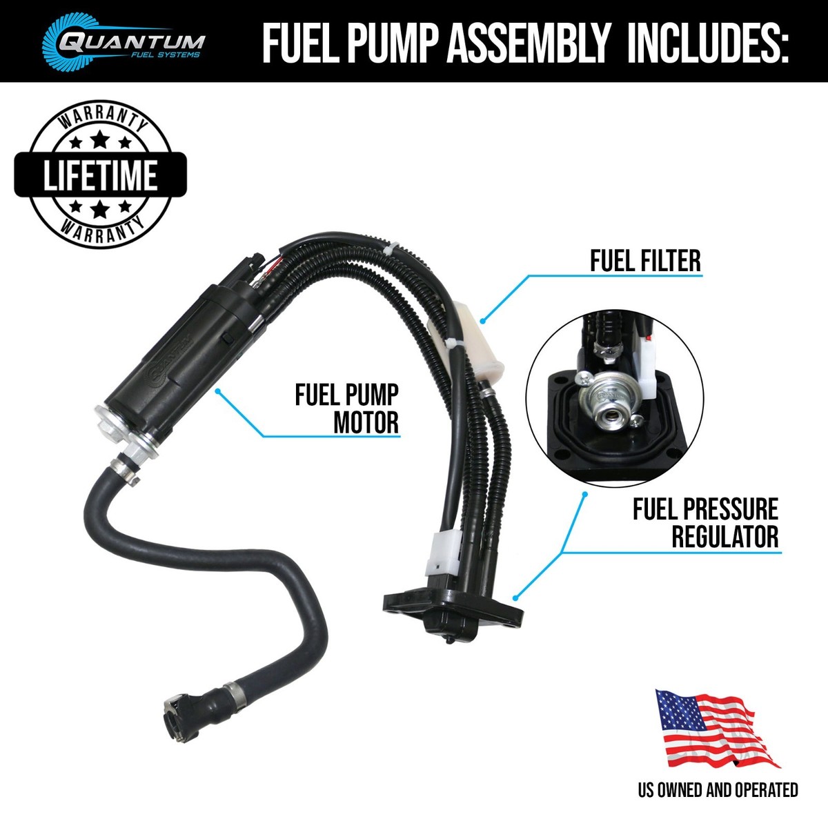 Fits 2018-23 KTM 150 250 300 XC-W TPI 78107088100 EFI Fuel Pump