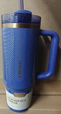 Stanley exclusive Calia 30oz Flowstate Quencher H2.0 Tumbler Skipper Blue NEW