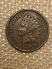 1892 Indian Head Cent: About Uncirculated (AU) Detail, 4 Diamonds!