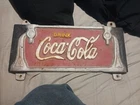 Drink Coca - Cola Cast Iron Sign Coke Vintage Soda Metal Bottle Can Fountain USA