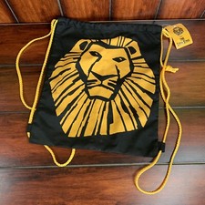 NEW The Lion King Broadway Musical Disney VIP Drawstring Cinch Bag Tote Backpack